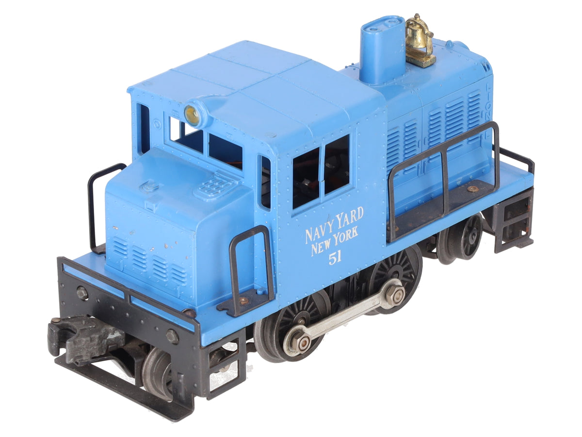 Lionel 51 Vintage O Gauge Navy Yard Turbine Powered Diesel Switcher VG