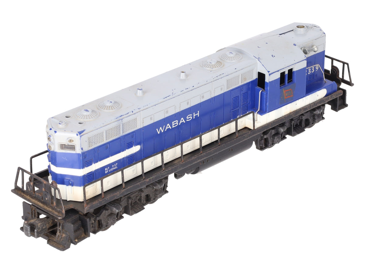Lionel 2339 Vintage O Gauge Wabash GP-7 Powered Diesel Locomotive #2339