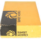 Sunset Models HO Scale BRASS UP 2-8-8-0 Steam Locomotive & Tender- Painted/Box
