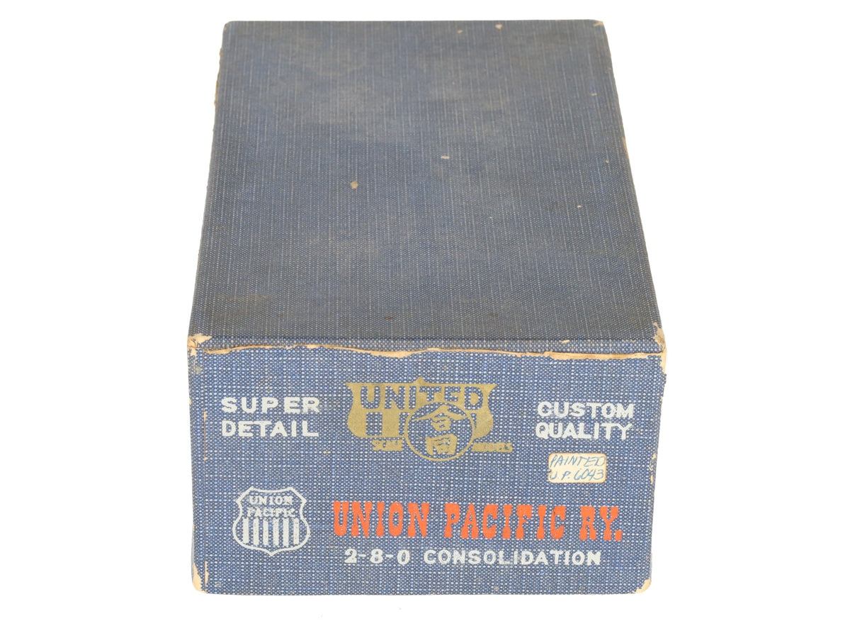United Models HO BRASS UP 2-8-0 Consolidation - Painted/Box
