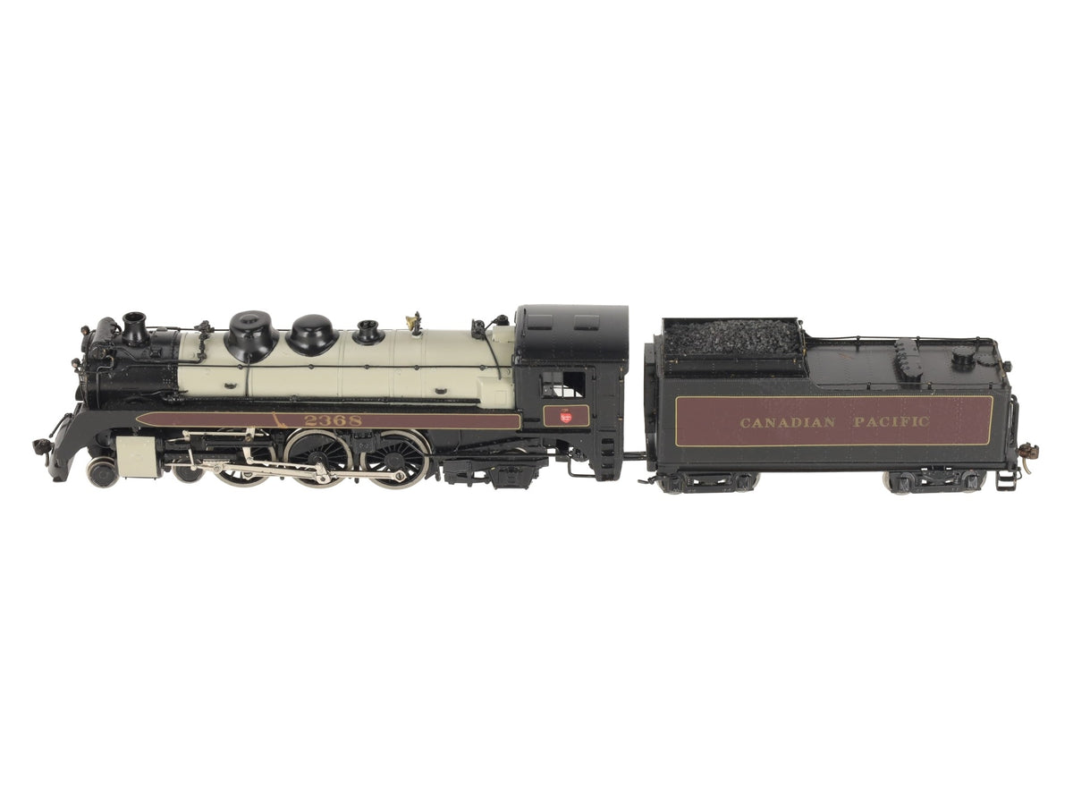 Samhongsa HO Brass Canadian Pacific 4-6-2 Steam Locomotive #2368 -Painted