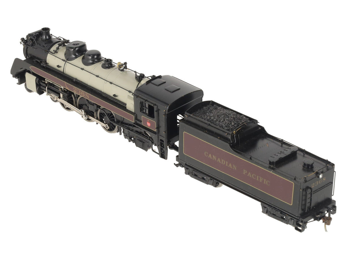 Samhongsa HO Brass Canadian Pacific 4-6-2 Steam Locomotive #2368 -Painted