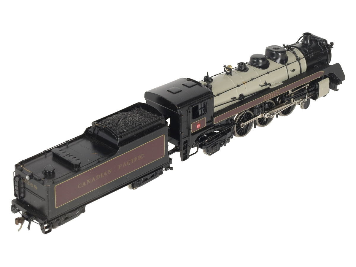 Samhongsa HO Brass Canadian Pacific 4-6-2 Steam Locomotive #2368 -Painted