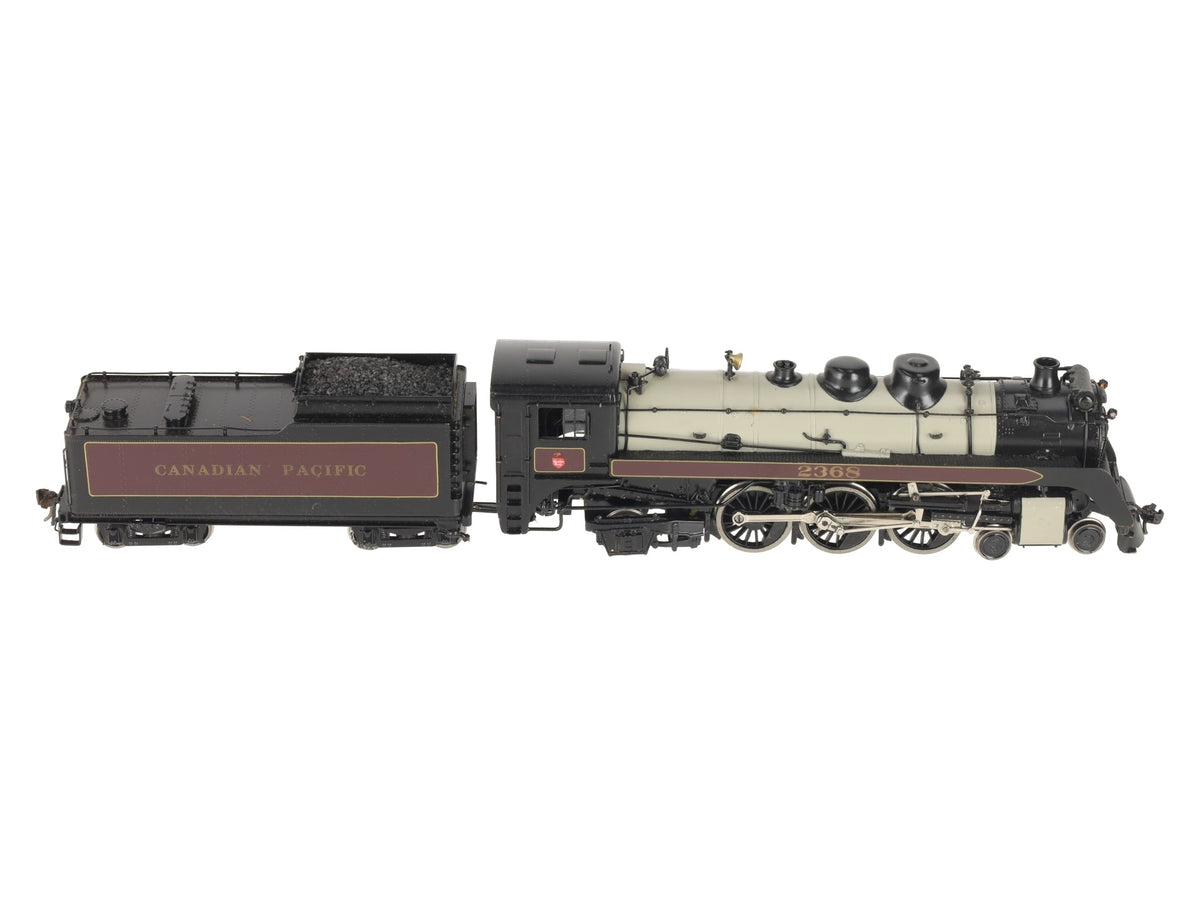 Samhongsa HO Brass Canadian Pacific 4-6-2 Steam Locomotive #2368 -Painted