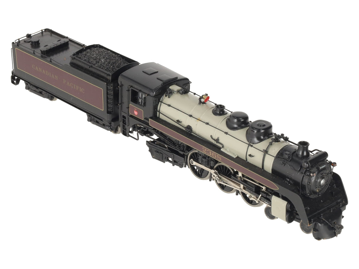 Samhongsa HO Brass Canadian Pacific 4-6-2 Steam Locomotive #2368 -Painted