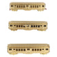 WP Car Corp. HO BRASS IRT Low V Subway 3-Car Set - Unpainted EX/Box
