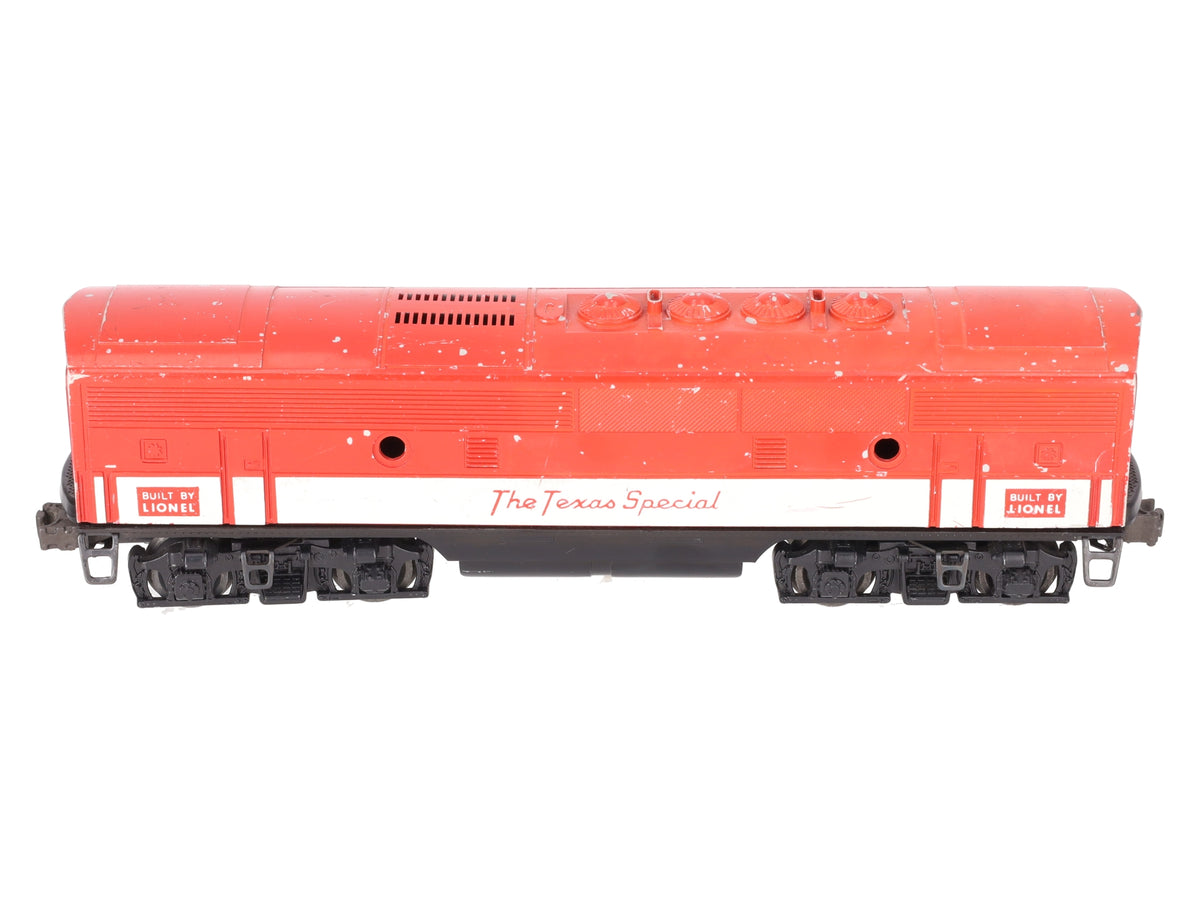 Lionel 2245C Vintage O Gauge Texas Special F-3B Non-Powered Diesel Locomotive VG