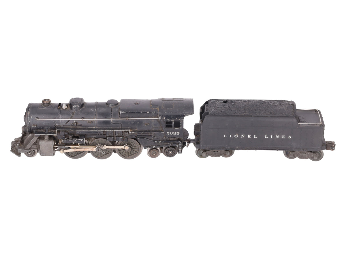 Lionel 2035 Vintage O Gauge 2-6-4 Diecast Steam Locomotive And Tender #2466WX VG