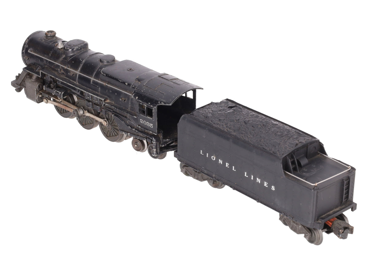 Lionel 2035 Vintage O Gauge 2-6-4 Diecast Steam Locomotive And Tender #2466WX VG