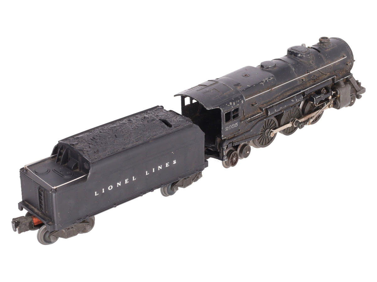 Lionel 2035 Vintage O Gauge 2-6-4 Diecast Steam Locomotive And Tender #2466WX VG