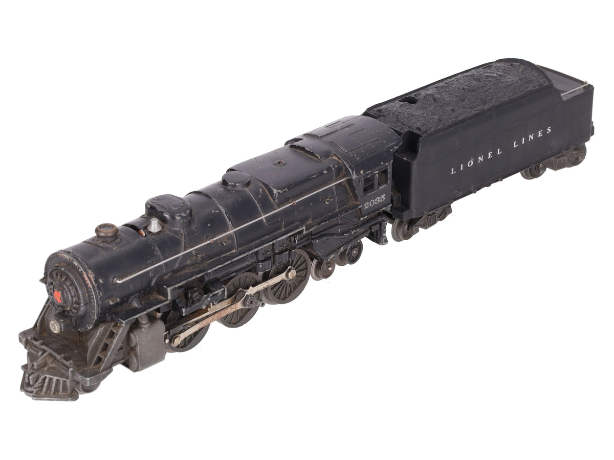 Lionel 2035 Vintage O Gauge 2-6-4 Diecast Steam Locomotive And Tender #2466WX VG