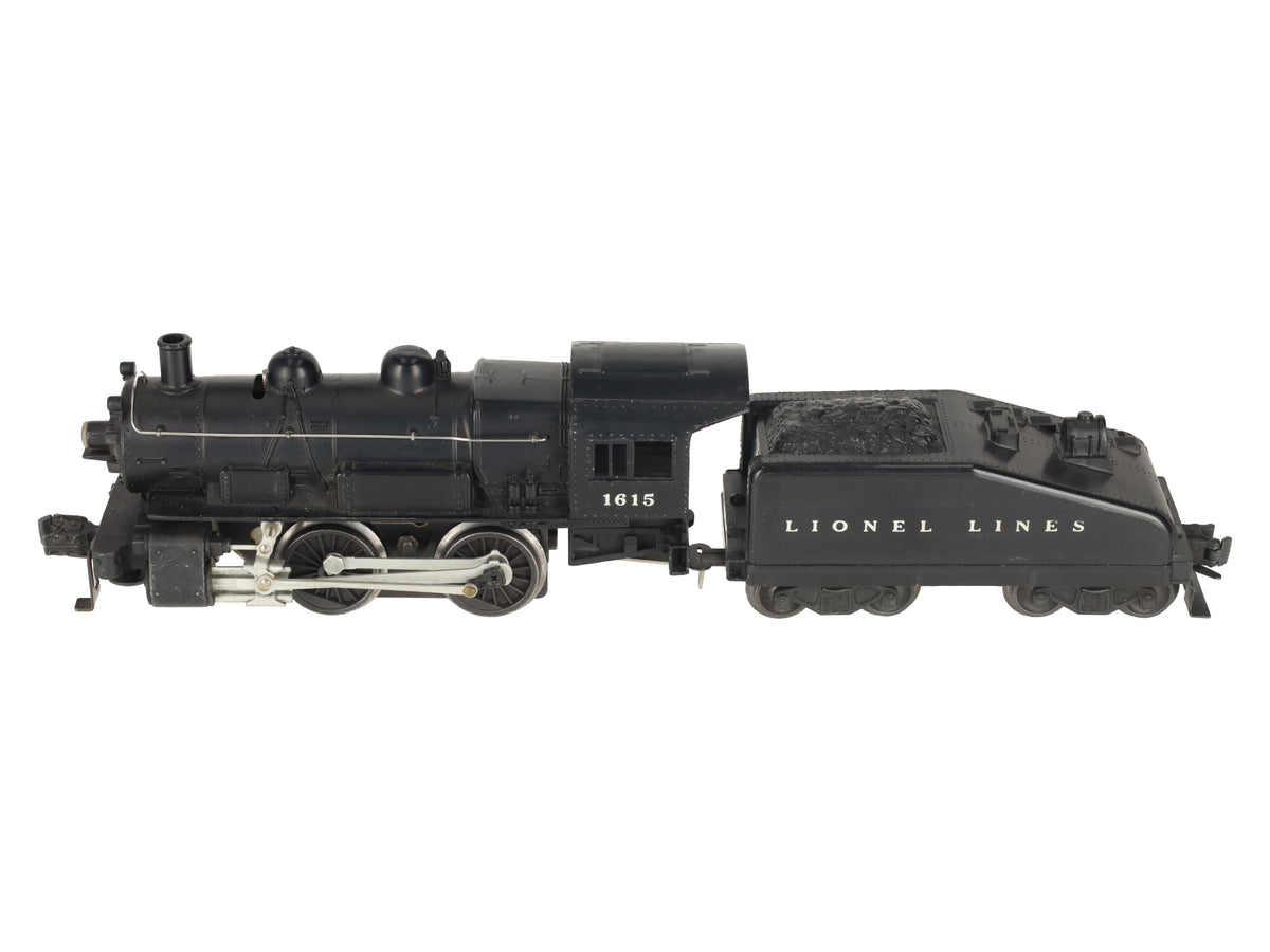 Lionel 1615 Vintage O 0-4-0 Diecast Steam Switcher Loco & Tender -Repainted