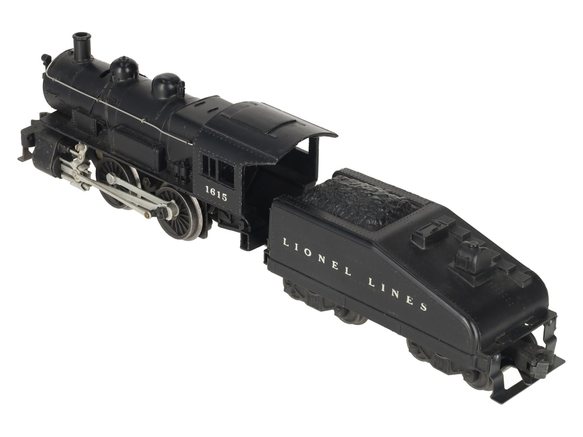 Lionel 1615 Vintage O 0-4-0 Diecast Steam Switcher Loco & Tender -Repainted