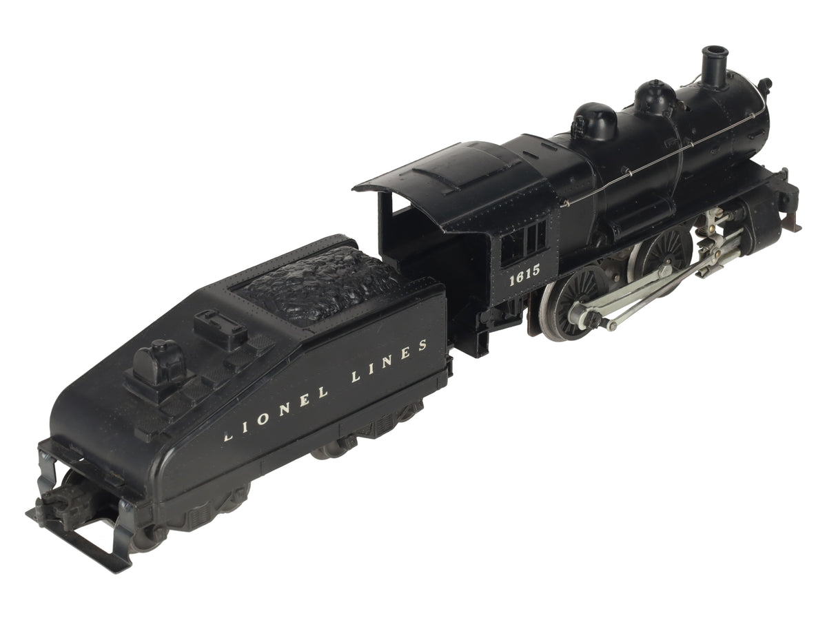 Lionel 1615 Vintage O 0-4-0 Diecast Steam Switcher Loco & Tender -Repainted