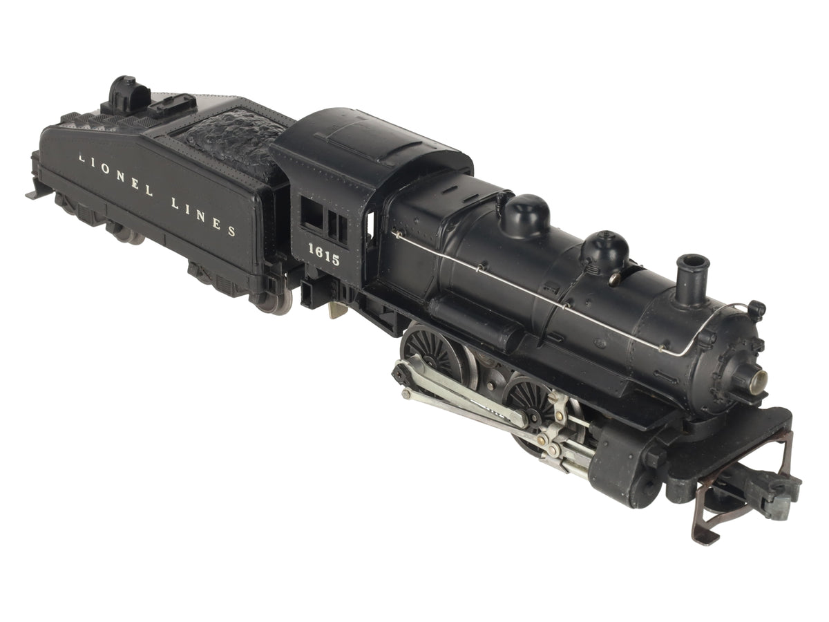 Lionel 1615 Vintage O 0-4-0 Diecast Steam Switcher Loco & Tender -Repainted
