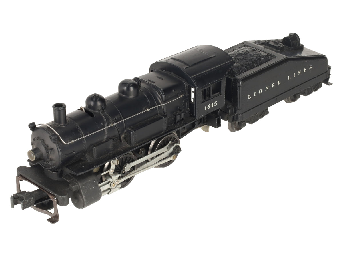 Lionel 1615 Vintage O 0-4-0 Diecast Steam Switcher Loco & Tender -Repainted