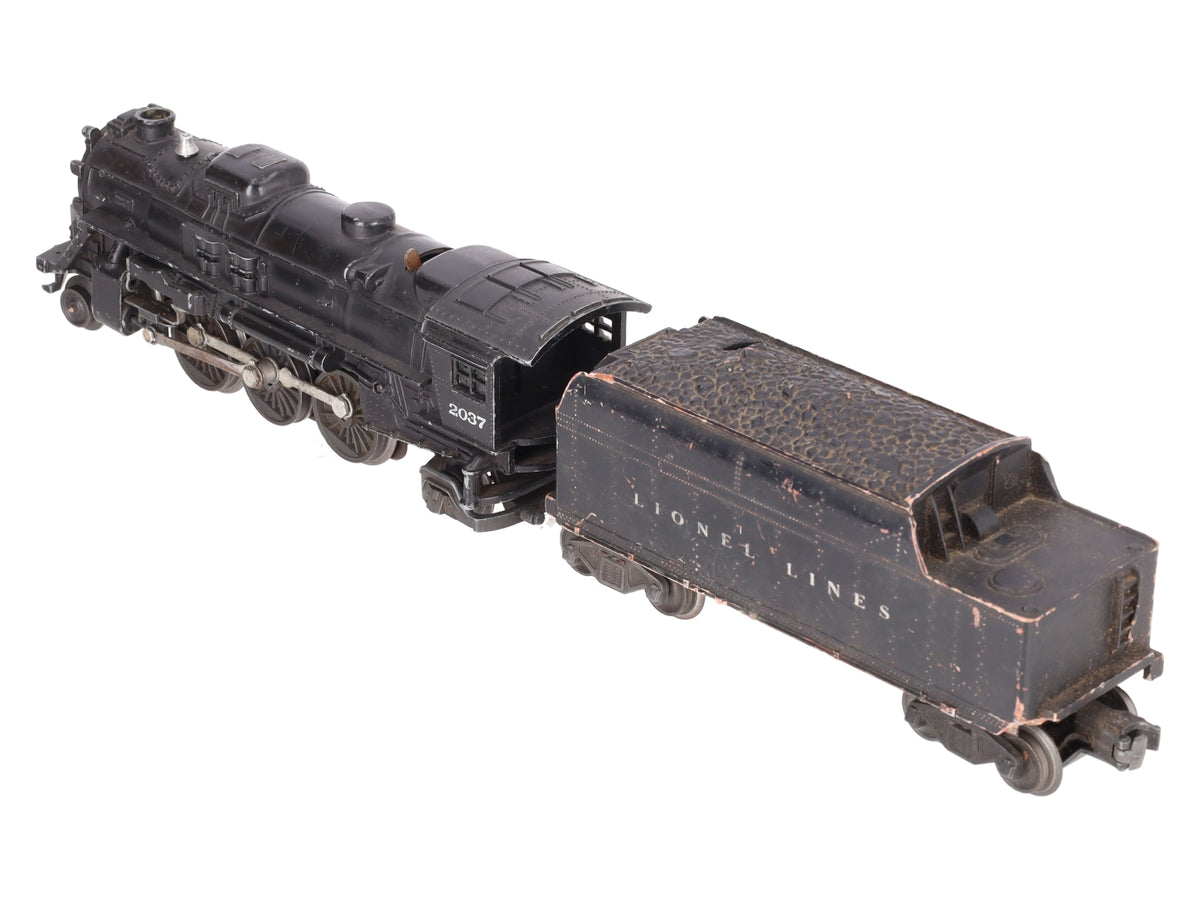 Lionel 2037 Vintage O Gauge 2-6-4 Diecast Steam Locomotive w/ 6466W Tender