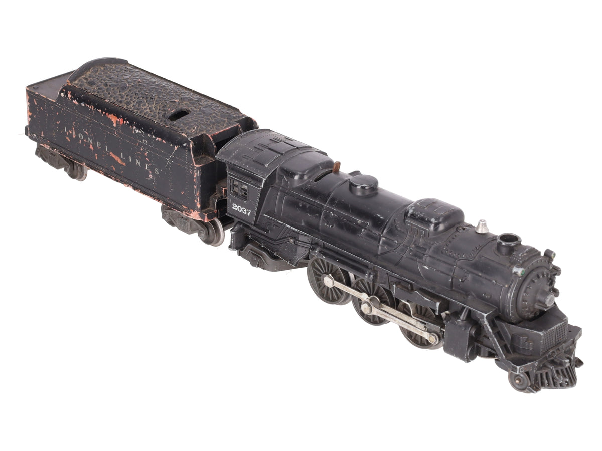 Lionel 2037 Vintage O Gauge 2-6-4 Diecast Steam Locomotive w/ 6466W Tender