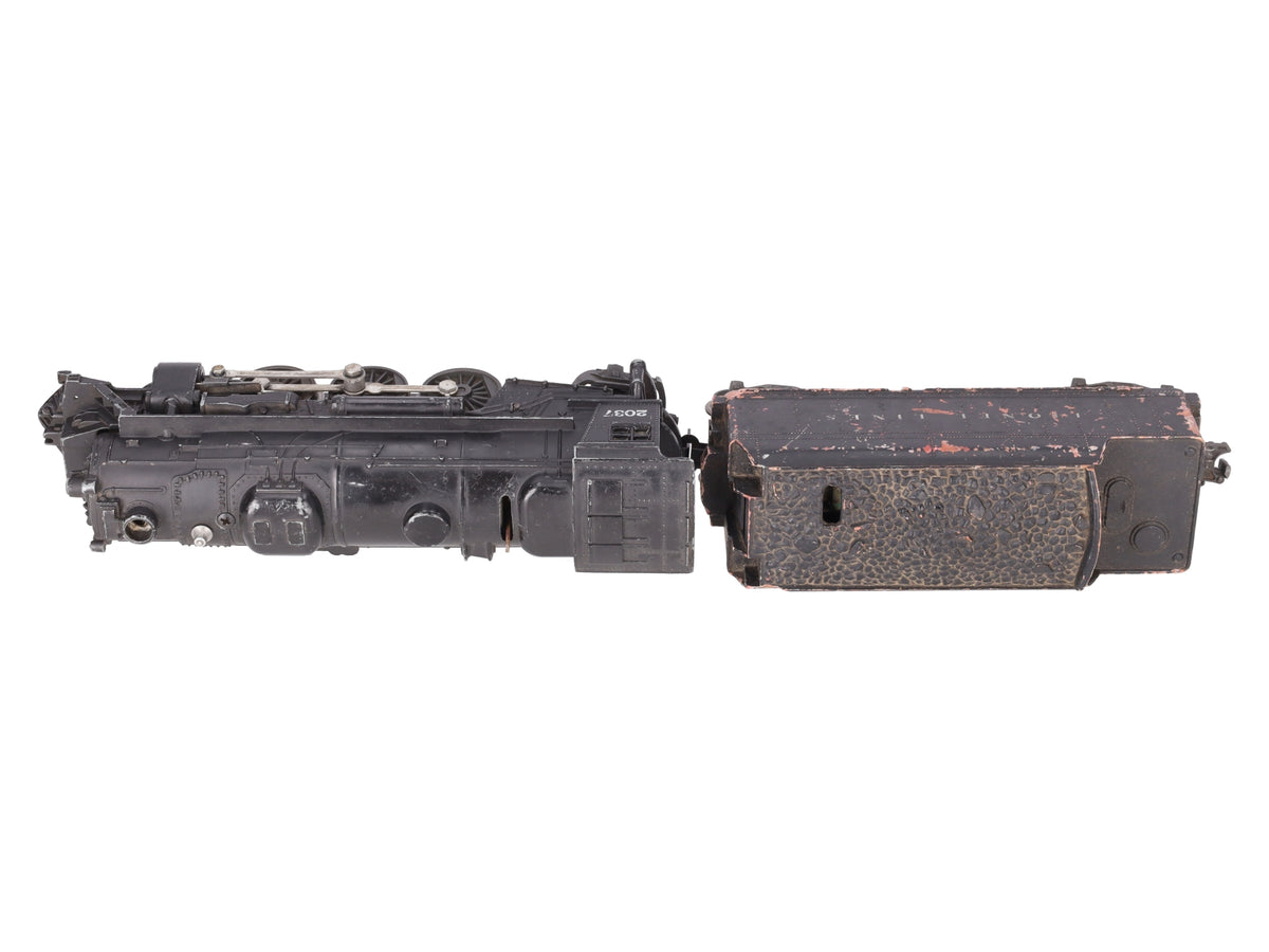 Lionel 2037 Vintage O Gauge 2-6-4 Diecast Steam Locomotive w/ 6466W Tender