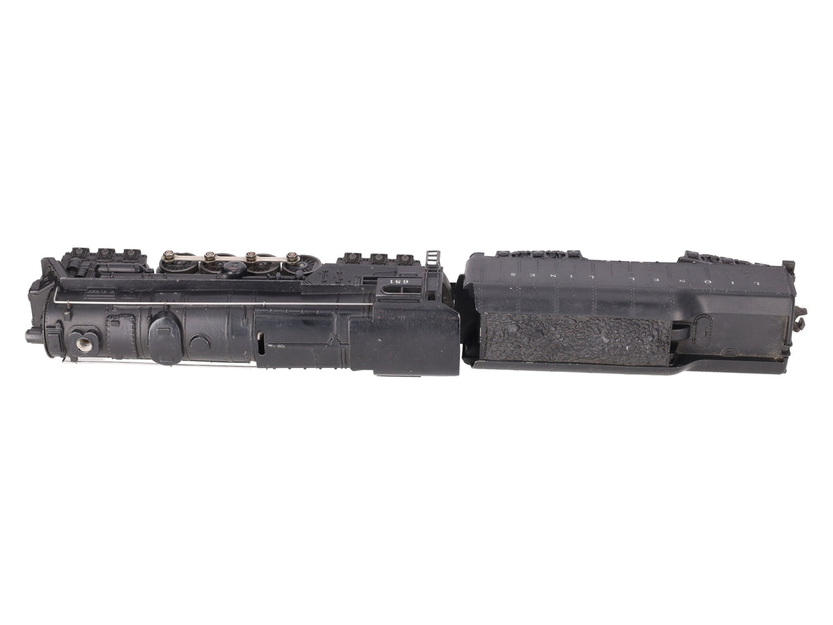 Lionel 681 Vintage O Diecast 6-8-6 S2 Steam Locomotive & 2671WX Tender VG