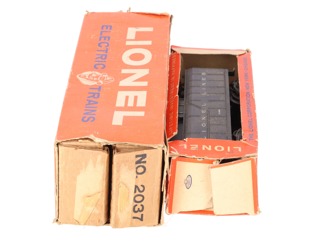 Lionel 2037 Vintage O Gauge 2-6-4 Diecast Steam Locomotive and 6026W Tender VG/Box