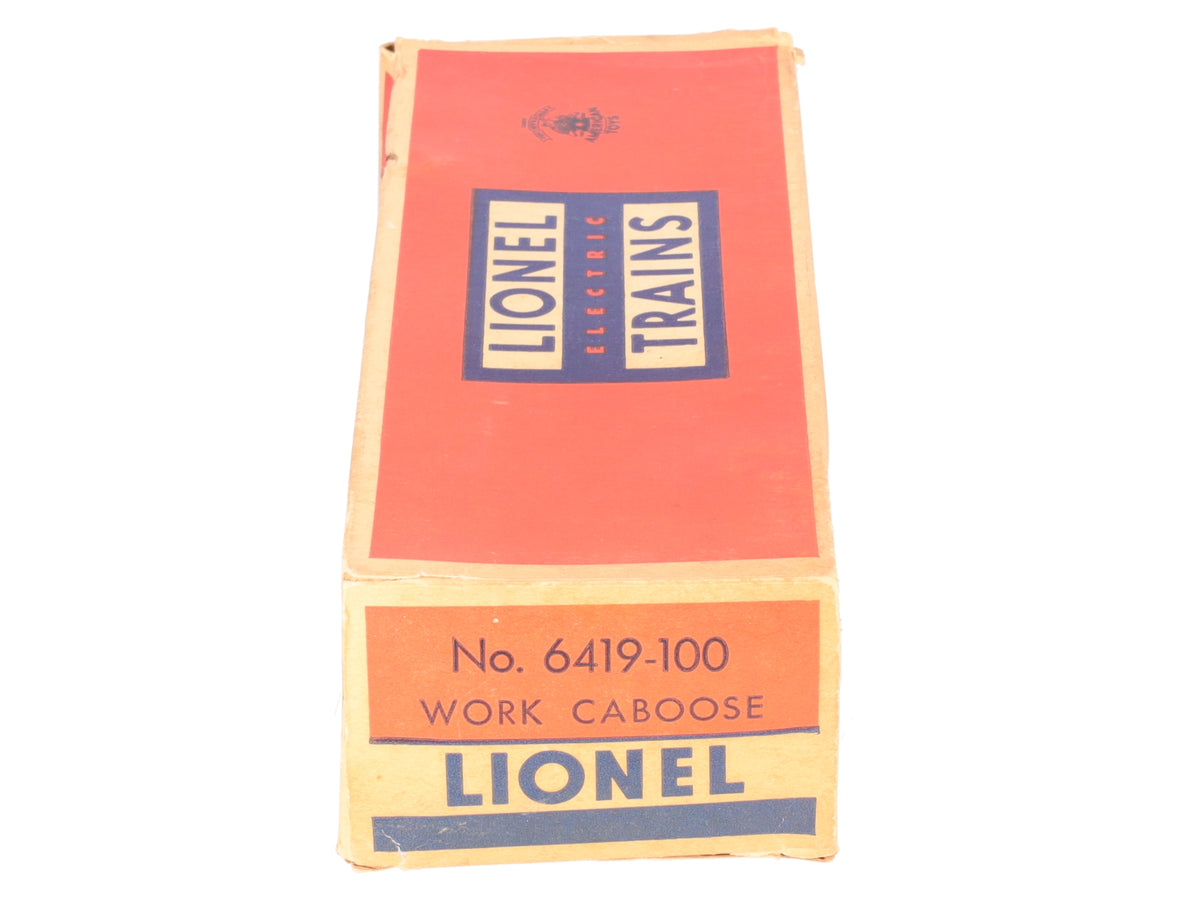 Lionel 6419-100 VIntage O Norfolk & Western Work Caboose - RARE! VG/Box