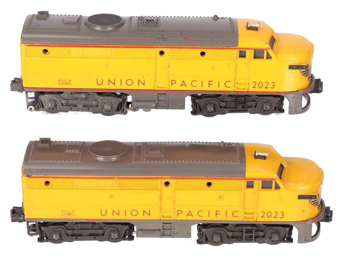 Lionel 2023 Vintage O Gauge Union Pacific Alco AA Diesel Locomotive Set VG