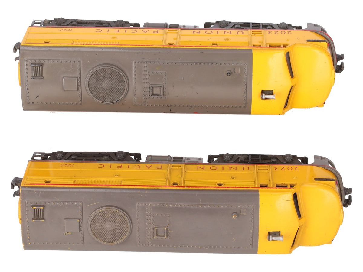 Lionel 2023 Vintage O Gauge Union Pacific Alco AA Diesel Locomotive Set VG