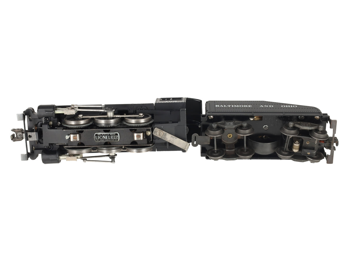 Lionel 203 Vintage O Gauge B&O 0-6-0 Steam Locomotive and Tender