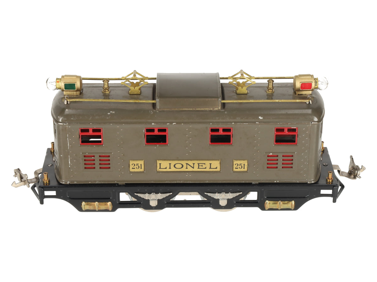 Lionel 251 Vintage O Gauge 0-4-0 Electric Locomotive -Restored