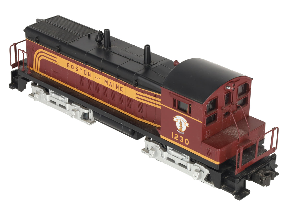 MTH 30-2179-1 O Gauge Boston & Maine SW-9 Diesel Switcher w/PS1 #1230 EX/Box