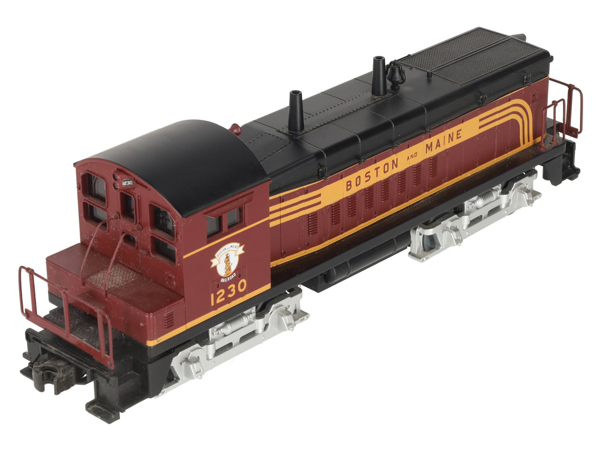 MTH 30-2179-1 O Gauge Boston & Maine SW-9 Diesel Switcher w/PS1 #1230 EX/Box