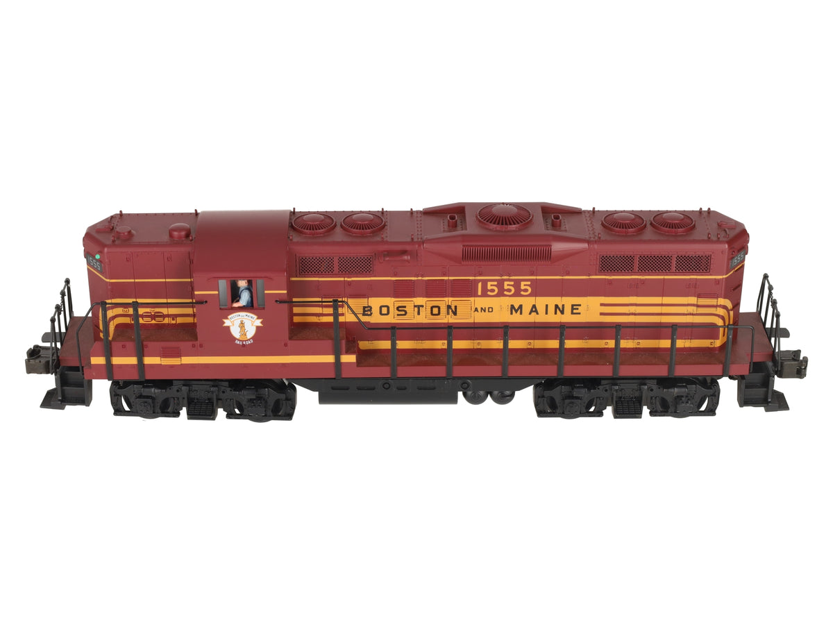 MTH 20-2211-1 O Gauge Boston & Maine Powered GP-7 Diesel Engine w/PS1 #1555 EX/Box