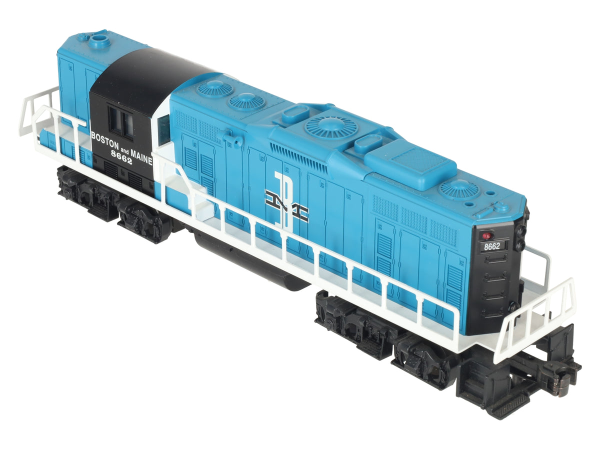 Williams 302 O Gauge Boston & Maine GP-9 Powered A Unit Diesel Loco w/Horn #8662 VG/Box