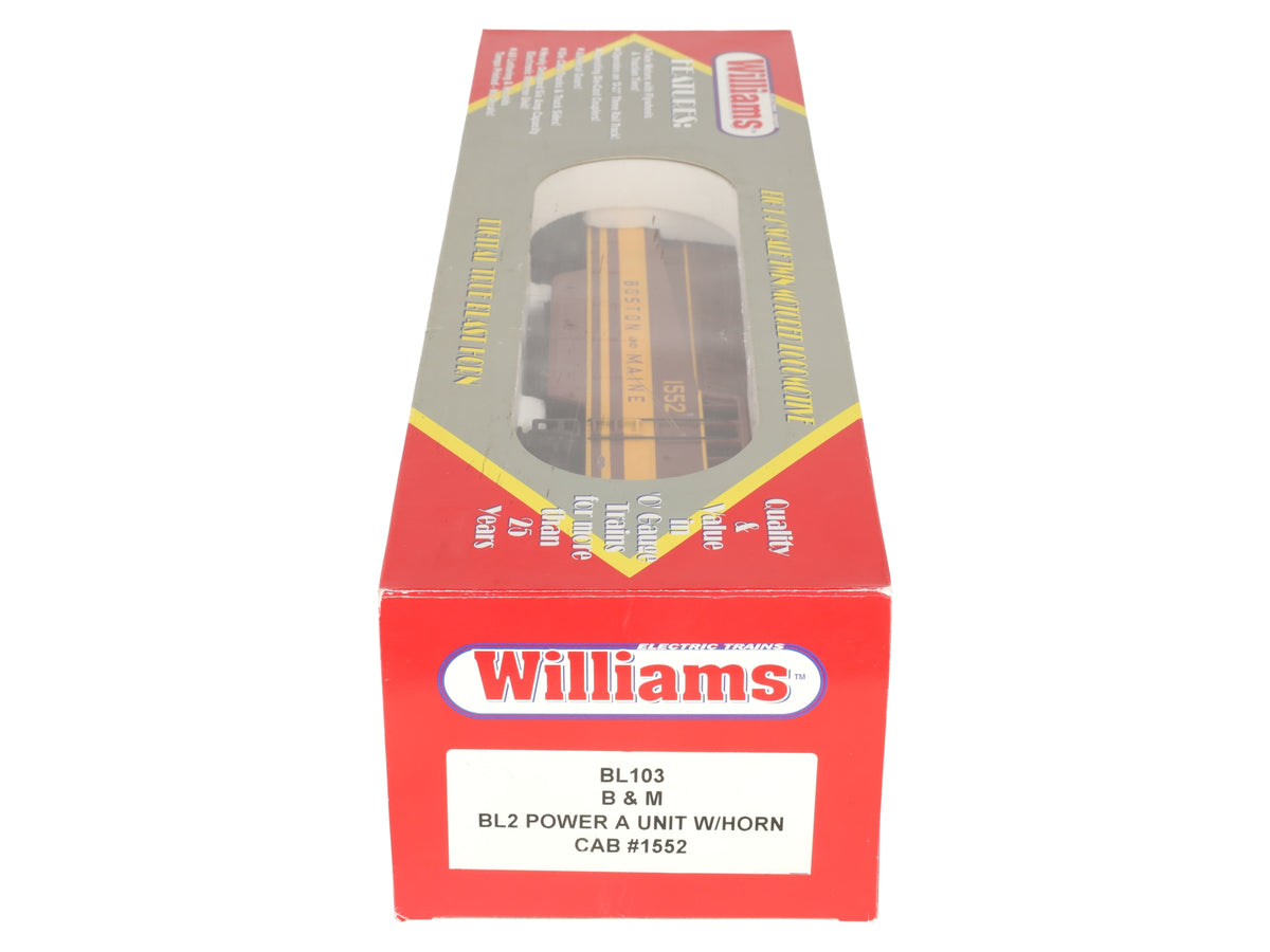 Williams BL103 O Gauge B&M BL-2 Powered A Unit Diesel w/Horn EX/Box