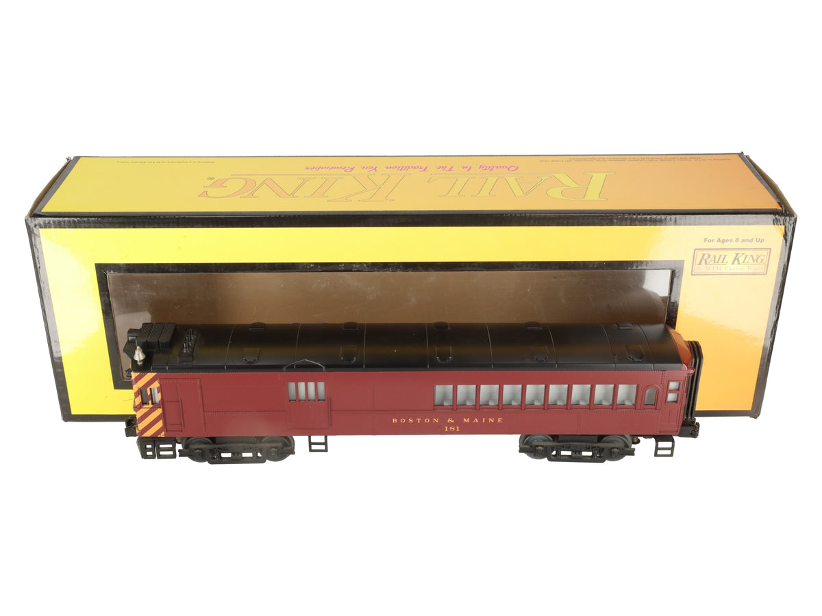 MTH 30-2190-1 O Gauge B&M Doodlebug Diesel Engine w/PS2 #181 EX/Box
