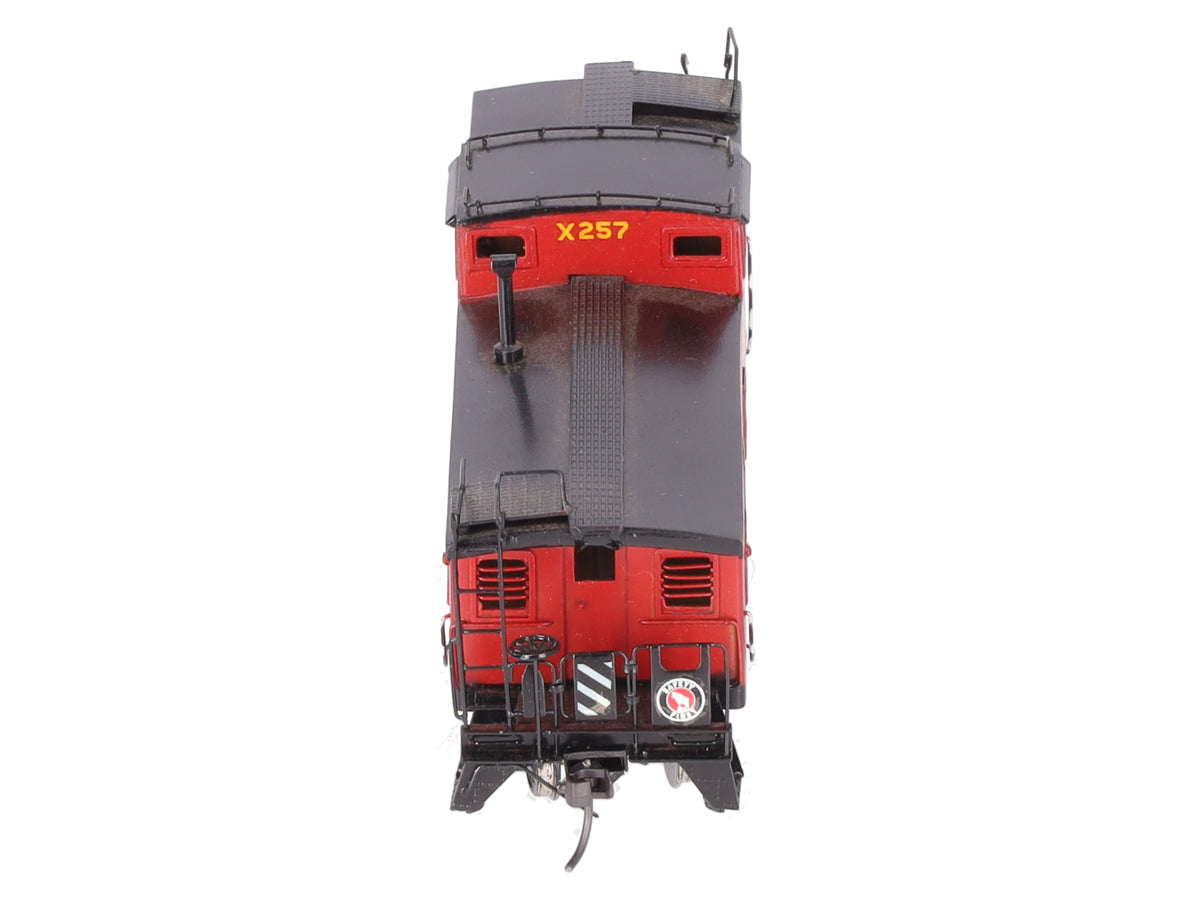 Overland HO Scale BRASS Greats Northern "1945" Steel Caboose - Painted/Box