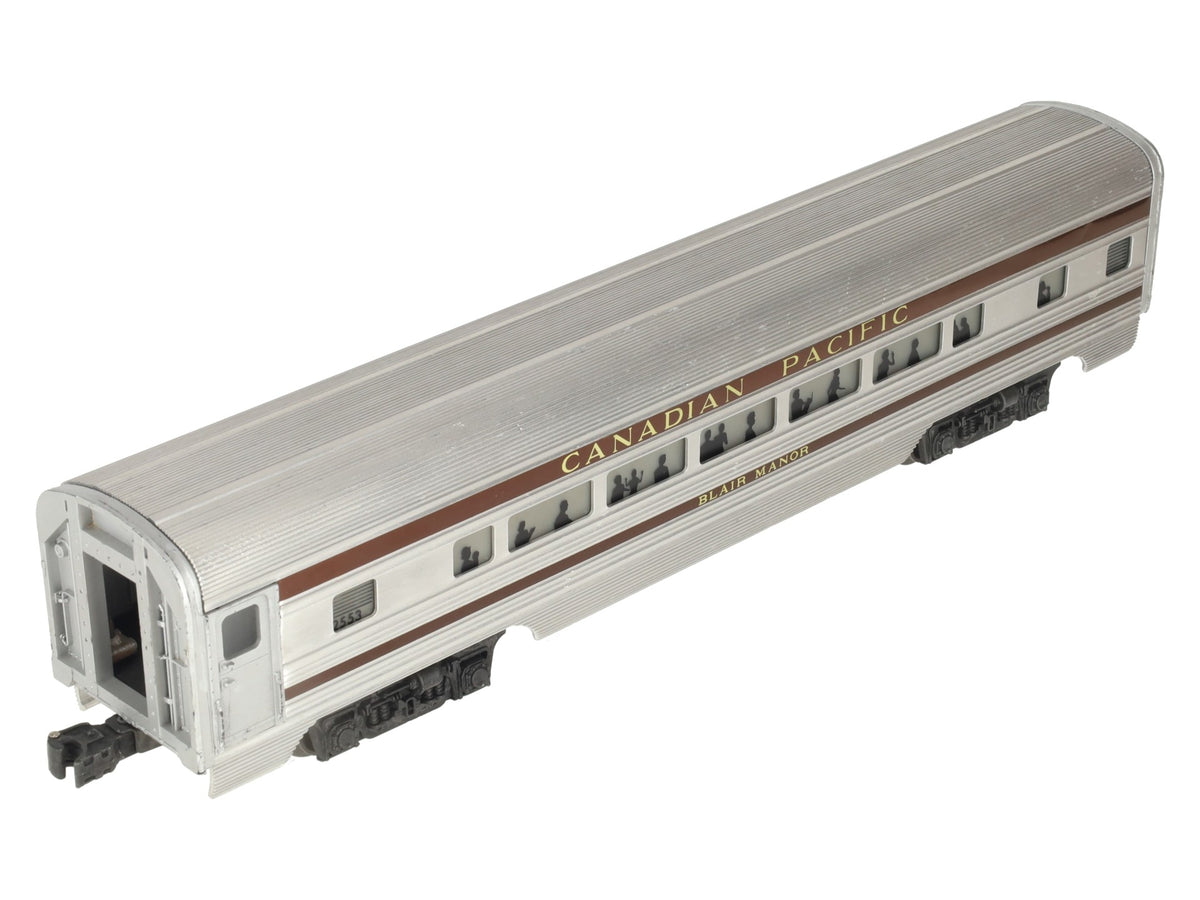 Lionel 2553 Vintage O Canadian Pacific Blair Manor Aluminum Pullman Car VG