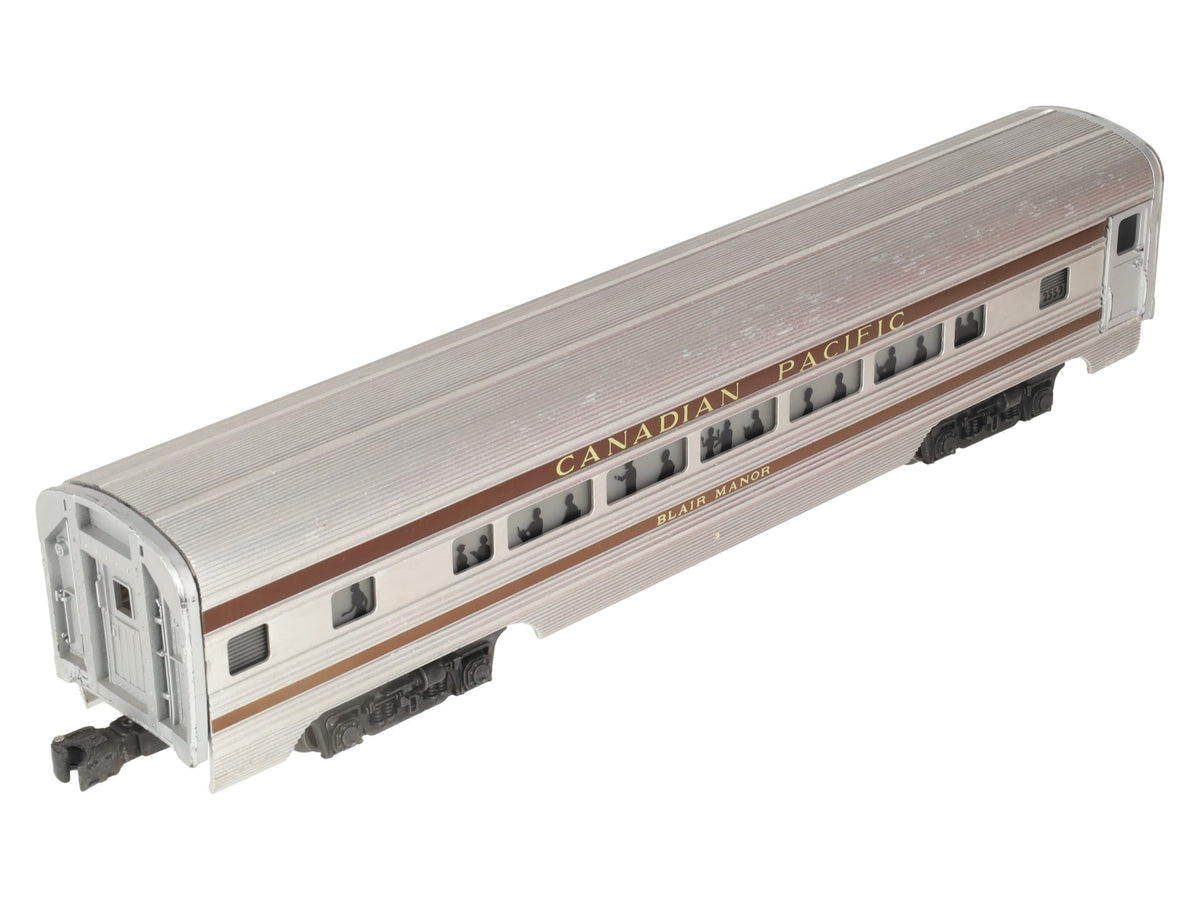 Lionel 2553 Vintage O Canadian Pacific Blair Manor Aluminum Pullman Car VG
