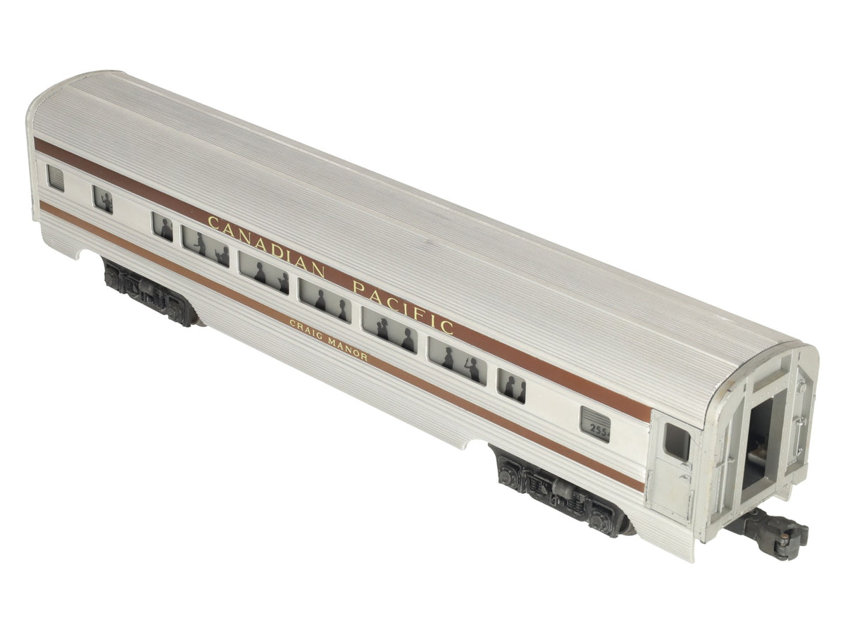 Lionel 2554 Vintage O Canadian Pacific Craig Manor Aluminum Pullman Car EX