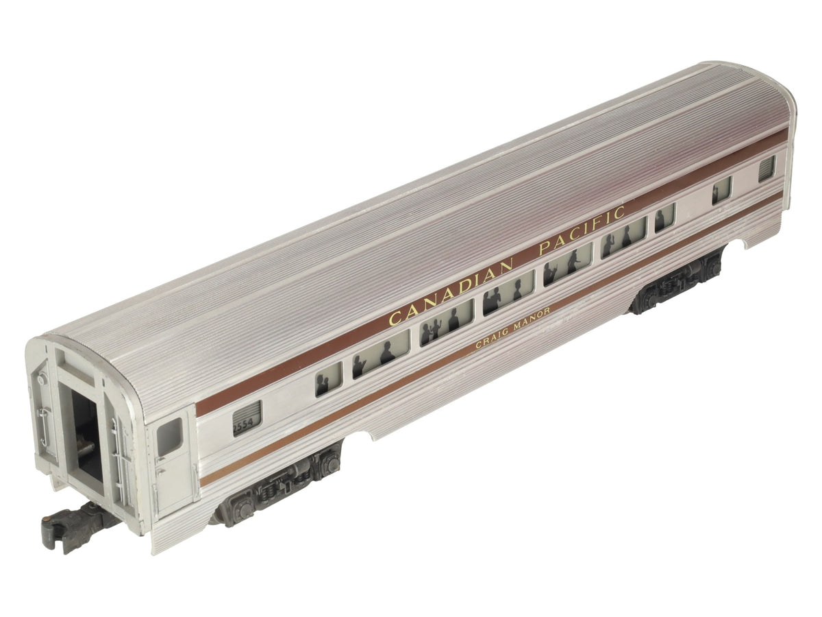 Lionel 2554 Vintage O Canadian Pacific Craig Manor Aluminum Pullman Car EX
