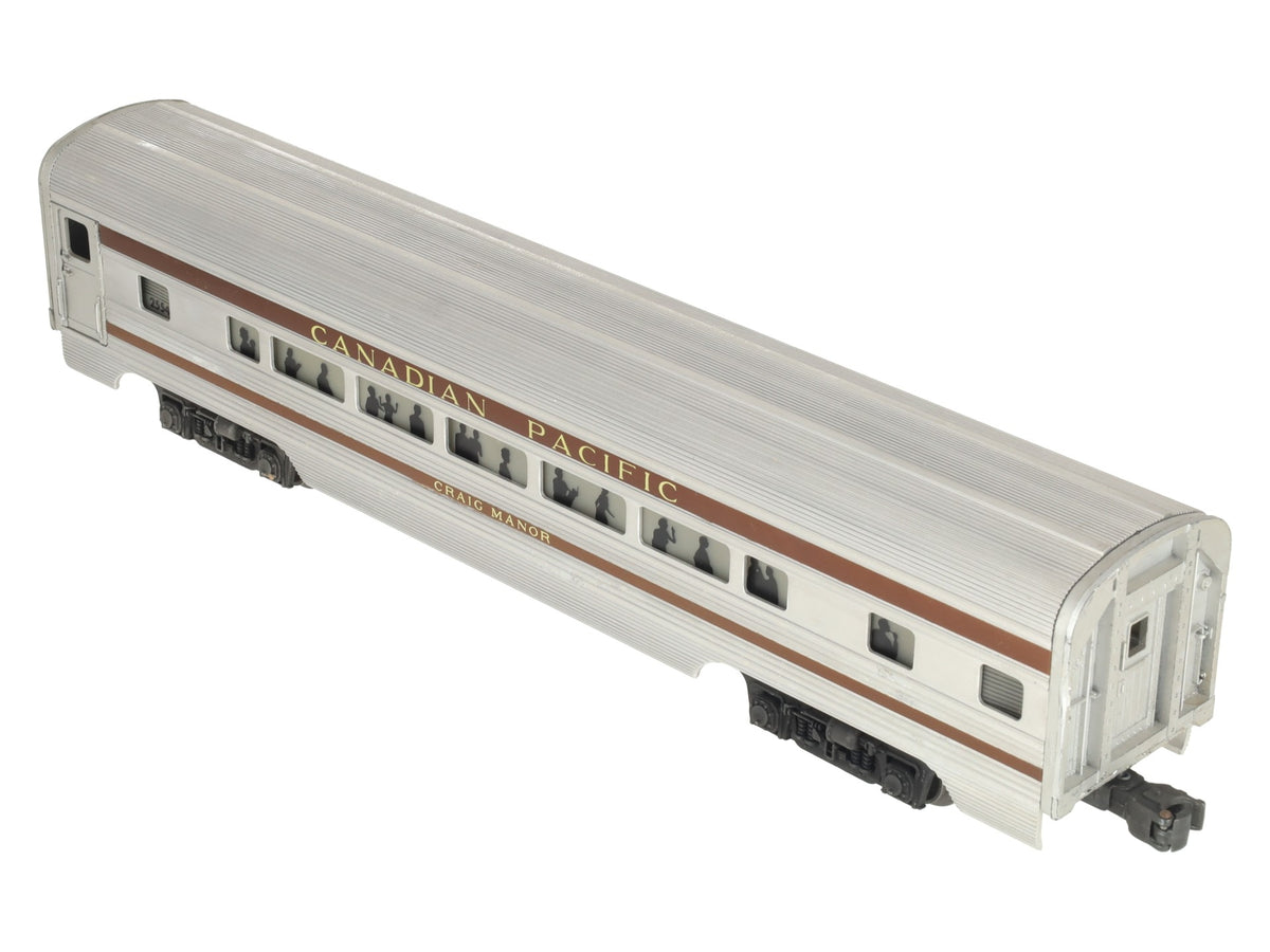 Lionel 2554 Vintage O Canadian Pacific Craig Manor Aluminum Pullman Car EX