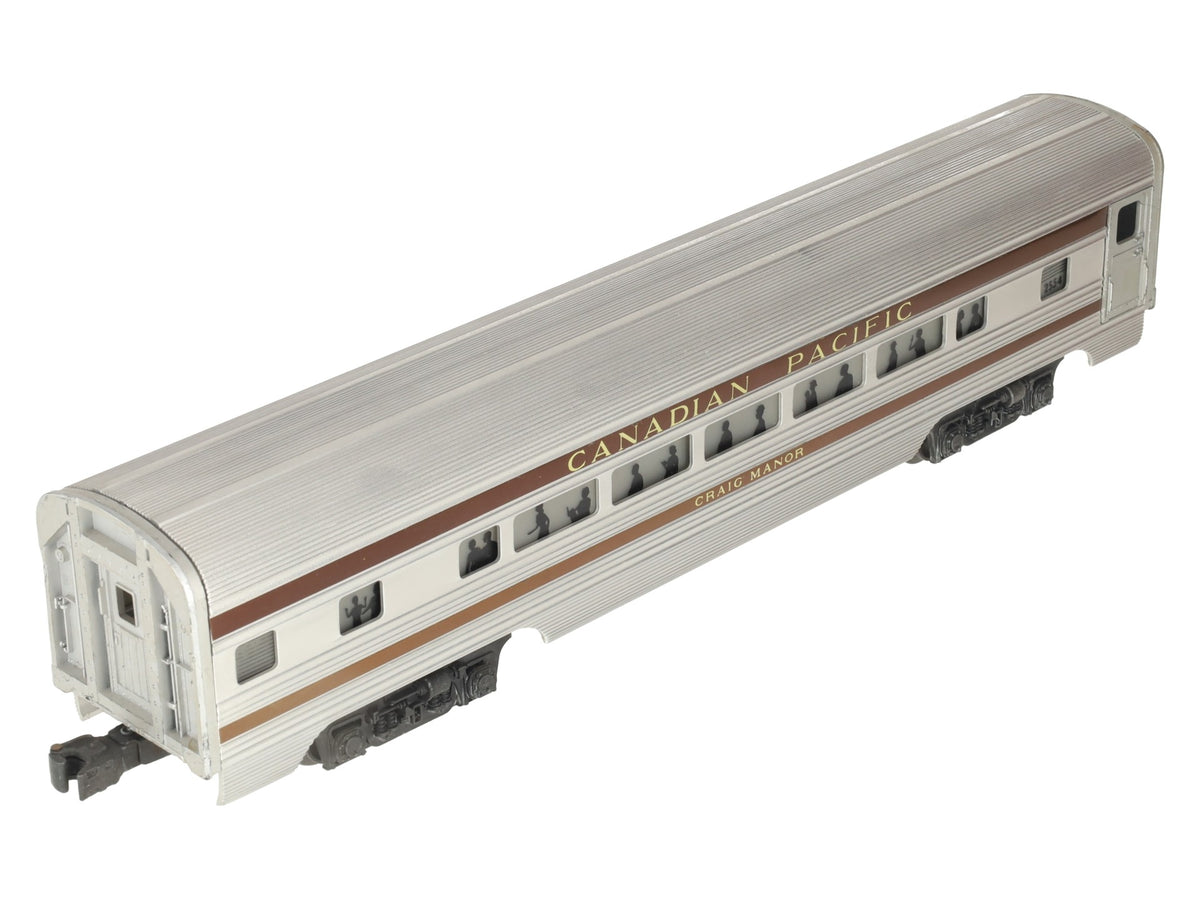Lionel 2554 Vintage O Canadian Pacific Craig Manor Aluminum Pullman Car EX
