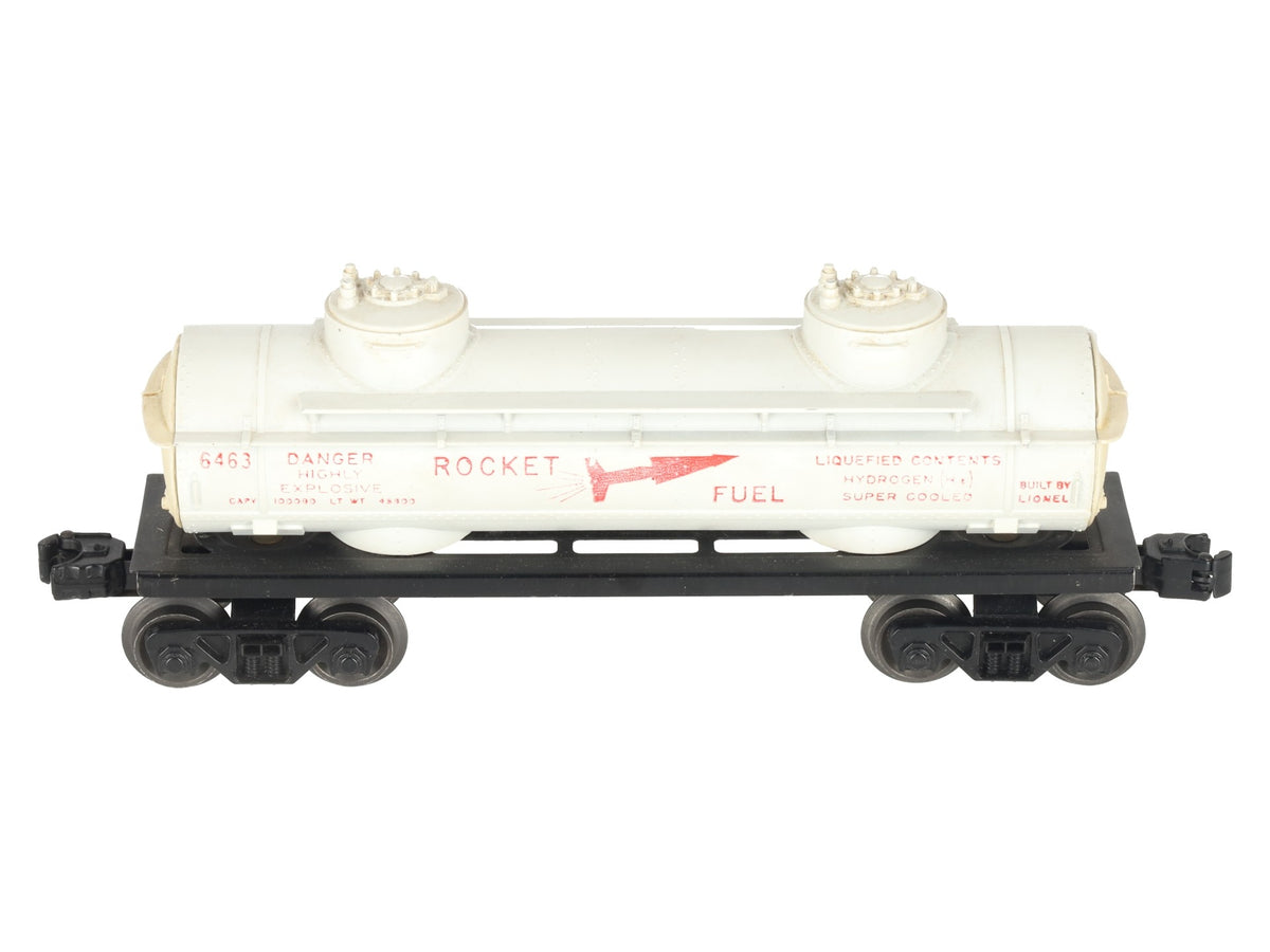 Lionel 6463 Vintage O Rocket Fuel Double Dome Tank Car VG
