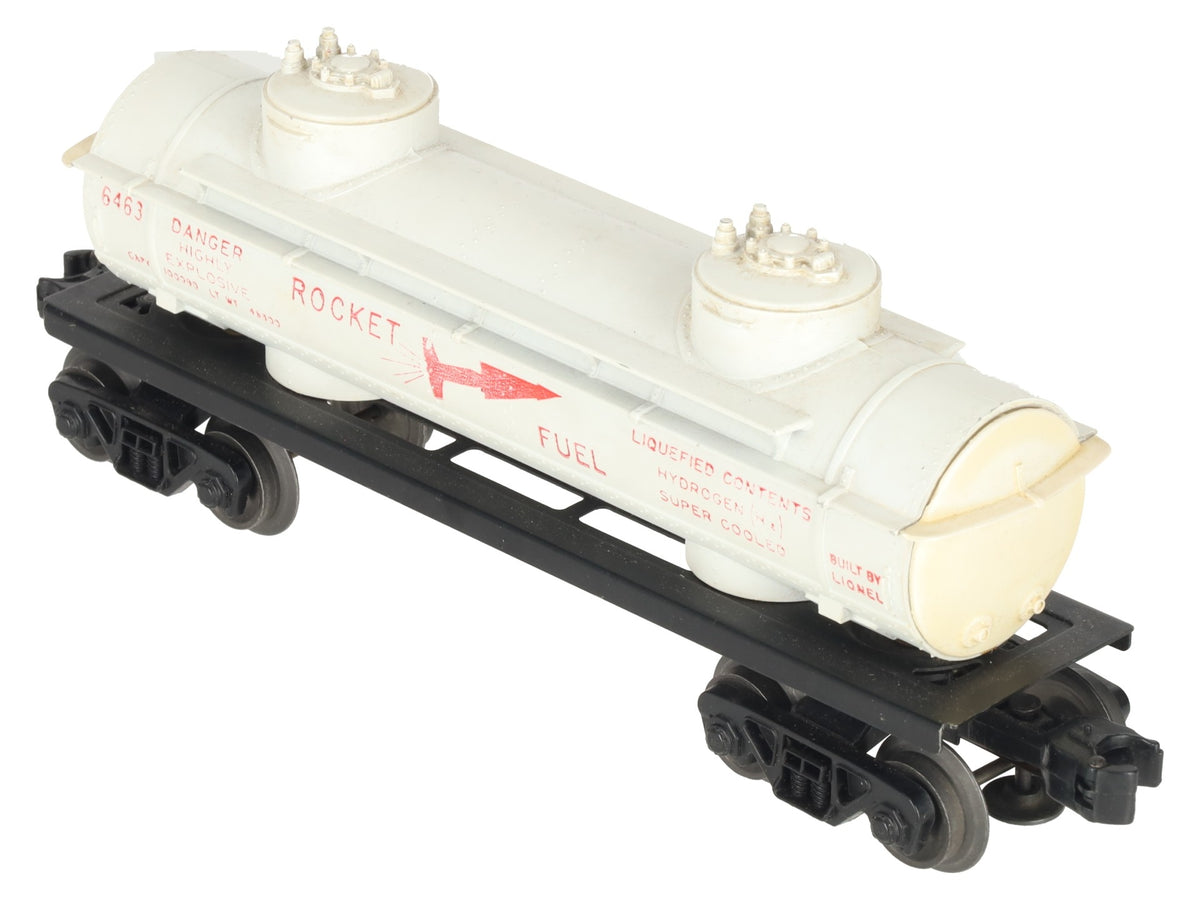 Lionel 6463 Vintage O Rocket Fuel Double Dome Tank Car VG