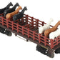 Lionel 1877 Vintage O General Flatcar with Horses VG