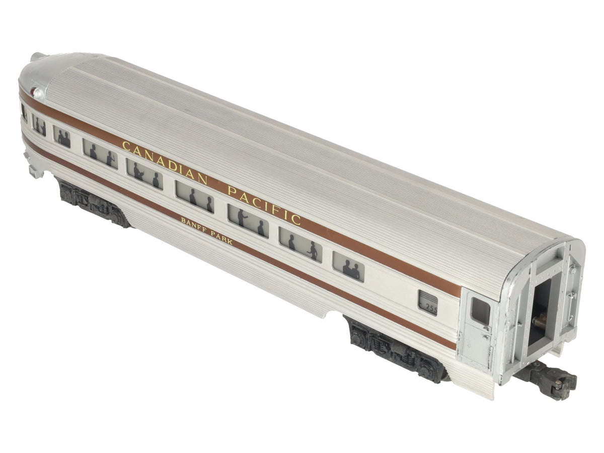Lionel 2551 Vintage O Canadian Pacific Banff Park Aluminum Observation Car EX