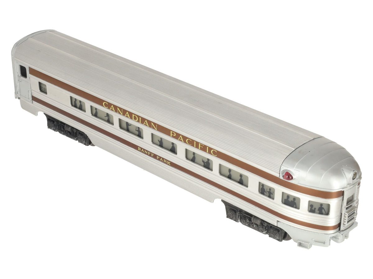Lionel 2551 Vintage O Canadian Pacific Banff Park Aluminum Observation Car EX