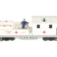 Lionel 6814 Vintage O Gauge Postwar First Aid Medical Caboose with Accessories VG