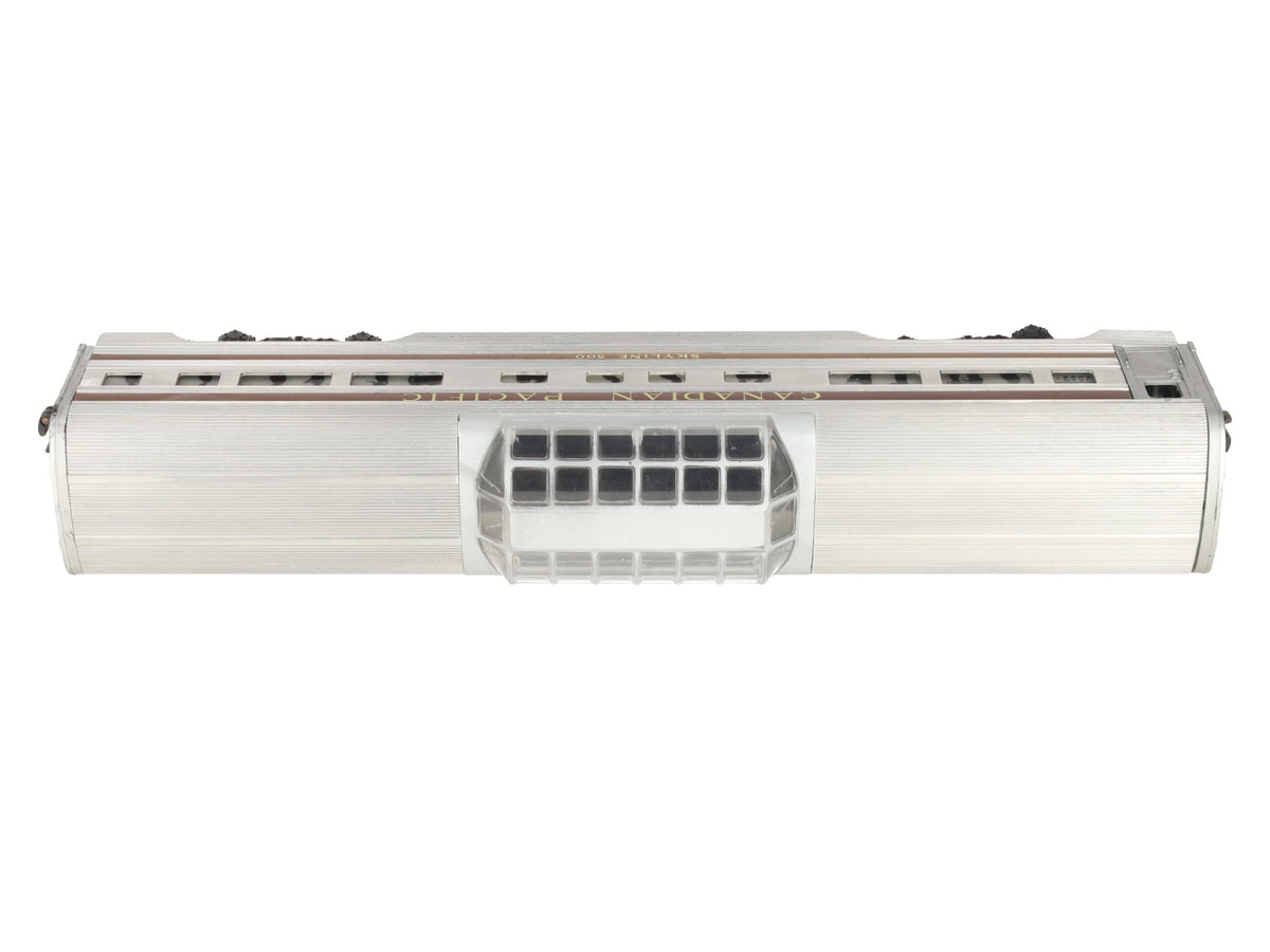 Lionel 2552 Vintage O Canadian Pacific Skyline 500 Aluminum Vista Dome Car EX
